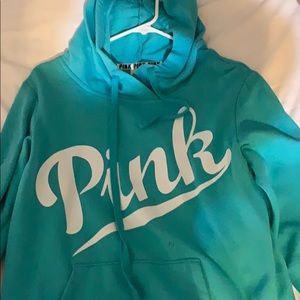 blue PINK hoodie